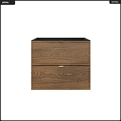 Otitec Meuble sous vasque - Noir mat