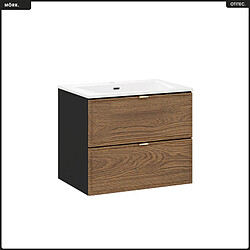OTITEC Ensemble de meubles sous vasque - 60 cm - avec Plan - Vasque - MÖRK