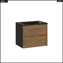 OTITEC Ensemble de meubles sous vasque - 60 cm - avec Plan - Vasque - MÖRK