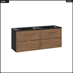 OTITEC Ensemble de meubles sous vasque - 120 cm - avec Plan - Vasque - MÖRK