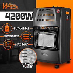 Warm Tech Chauffage gaz infrarouge 4.2 KW pliable