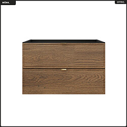 Otitec Meuble sous-vasque bois - Noir mat