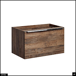 Otitec meuble sous-vasque double - Chêne