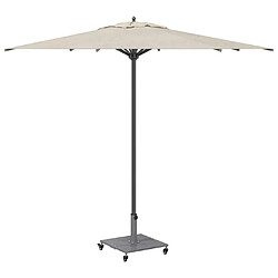 Avis vidaXL Pied de parasol Aspect Bois Gris Foncé 45 x 45 x 31,5 cm