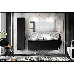 Avis Otitec colonne de salle de bain - Noir mat