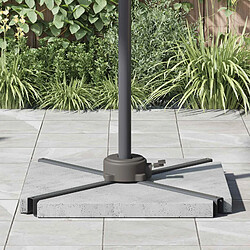 Acheter vidaXL Pied de parasol Argent 23 x 14 x 6 cm