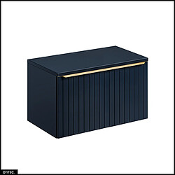 Otitec Meuble sous-vasque salle de bain - Bleu foncé