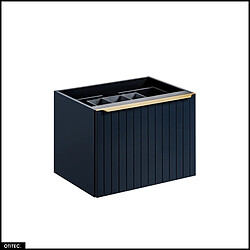 Otitec Meuble sous-vasque salle de bain - Bleu foncé