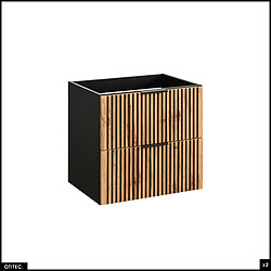 OTITEC Ensemble de meubles - 120 cm - avec Lavabo - Colonne - Miroirs LED - WOTANIA