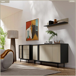 Otitec Commode design 6 tiroirs - Anthracite