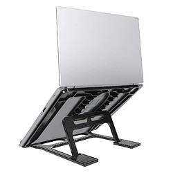 Avizar Support Bureau PC Portable Tablette Pliable Ajustable avec Base Antidérapant Noir