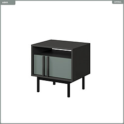 Otitec Table de chevet 1 tiroir - Anthracite
