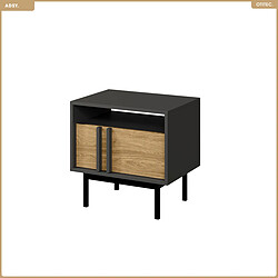 Otitec Table de chevet à tiroir - Anthracite