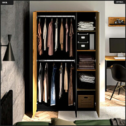 Acheter Otitec Armoire penderie 3 portes - Chêne