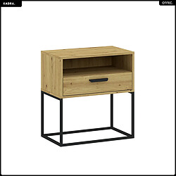 OTITEC Table de chevet - H.65 x L.60 x P.38 - KADRA