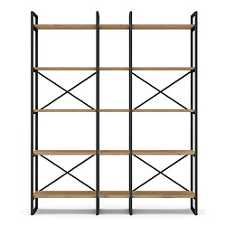 Pegane Étagère colonne moderne - Naturel