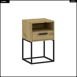OTITEC Table de chevet - H.65 x L.40 x P.38 - KADRA