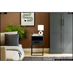 Avis Otitec Table de chevet tiroir - Blanc