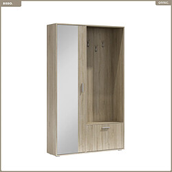 Otitec Meuble d'entrée à chaussures - Chêne