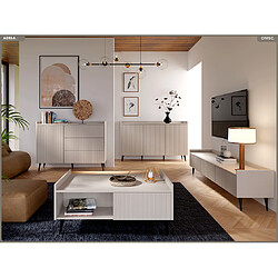 Avis Otitec Meuble TV Adela - Noyer