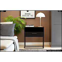 Otitec table de chevet à tiroir - Blanc