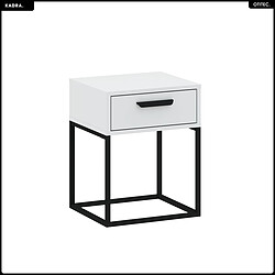 Otitec table de chevet - Blanc