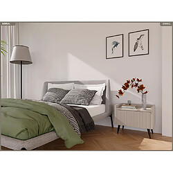 Otitec Table de chevet Adela - Noyer