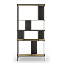 Pegane Bibliothèque étagère - Chêne