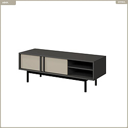 Otitec Meuble TV moderne en bois - Anthracite