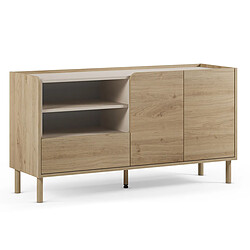 Pegane Buffet de rangement - Chêne