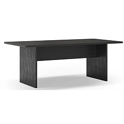 Acheter Pegane Table à manger rectangulaire - Noir
