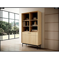 OTITEC Bibliothèque ouverte – L.104 x H.185 x P.39 cm – OSAKA