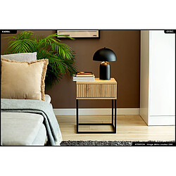 Otitec Table de chevet tiroir - Anthracite