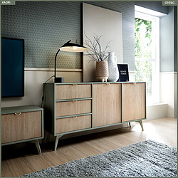 Otitec commode scandinave - Chêne clair