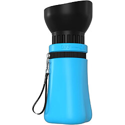 Vendos85 Bouteille d'eau portable pour chien, 500 m ,étanche, pliable (bleu)
