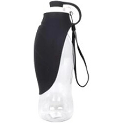 Vendos85 Bouteille d'eau portable de voyage pour chien - 590 ml - Avec bol d'eau pliable
