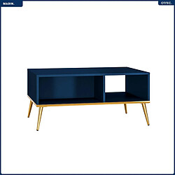 OTITEC Table Basse - H.42 x L.90 x P.60 cm - MARIN
