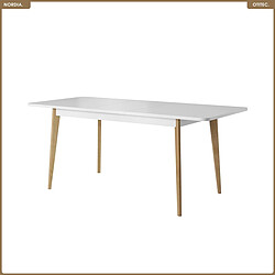 Otitec Table à manger extensible - Blanc