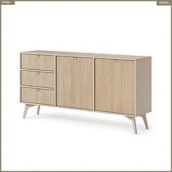 Otitec Commode Kaori - Chêne clair