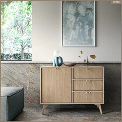 Otitec Commode scandinave - Chêne clair