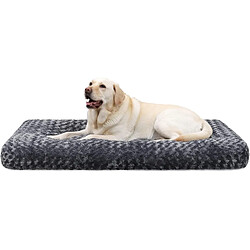 Vendos85 Panier pour Chien XXL, 122x74cm Gris Foncé