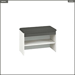 Otitec Banc à chaussures moderne - Blanc