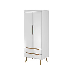 OTITEC Armoire - L.80 x H.197 x P.56 cm - NORDIA