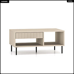 OTITEC Table basse - H.48 x L.100 x P.60 cm - KASHMIR