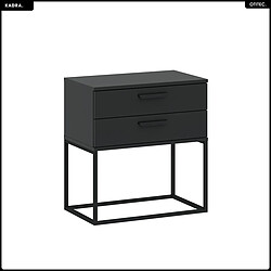 Otitec Table de chevet Kadra - Anthracite