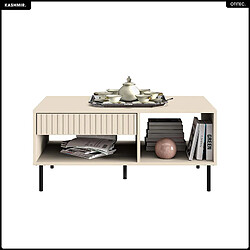 OTITEC Table basse - H.48 x L.100 x P.60 cm - KASHMIR