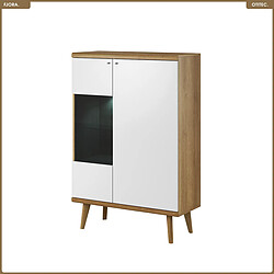 Otitec Commode vitrine - Blanc