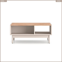 OTITEC Table basse - L.90 x H.40 x P.60 cm - DUNIA