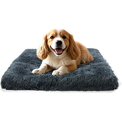 Vendos85 Panier Moelleux pour Petit Chien – Déhoussable et Lavable 50 x 40 x 5 cm Gris Foncé