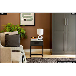 Otitec Table de chevet Kadra - Anthracite